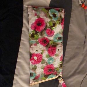 Floral Print Clutch